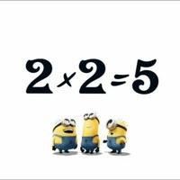 ２ × ２ = ５