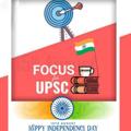 Focus for UPSC